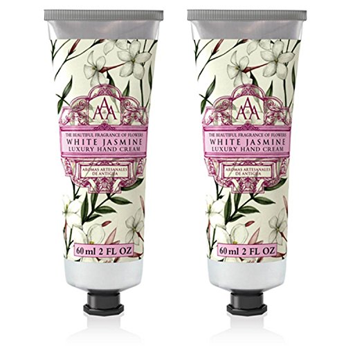 Aromas Artesanales  De Antigua (aaa) Floral Collection - White Jasmine Hand Cream - 2fl Oz