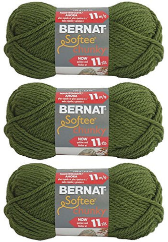 Bernat Softee Chunky Yarn - Solid Eucalyptus 108 Yards 3.5 OZ