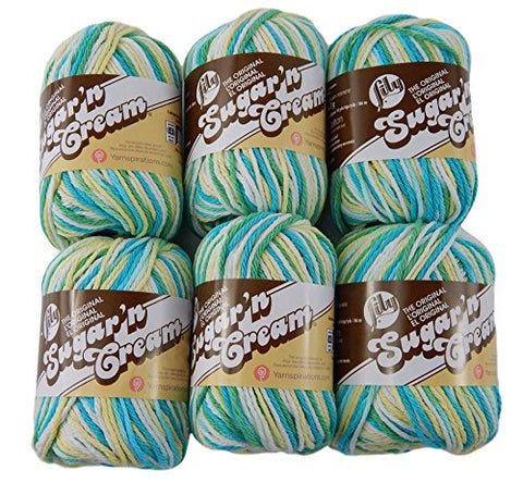 Lily Sugar'n Cream Yarn - Ombre Mod 95 Yards 2 OZ