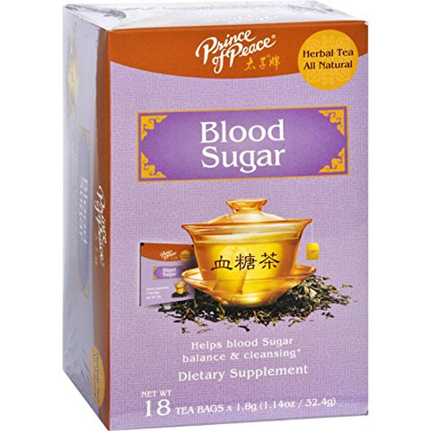 Prince of Peace Blood Sugar Tea, 18 Tea Bags