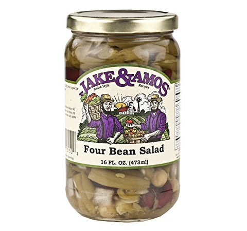 Jake & Amos - Four Bean Salad  - 16 oz