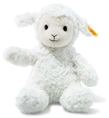 Fuzzy Lamb, White, 12"