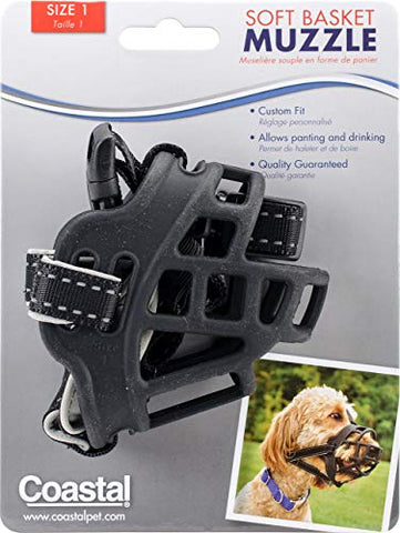 COASTAL Soft Basket Muzzle Size 1