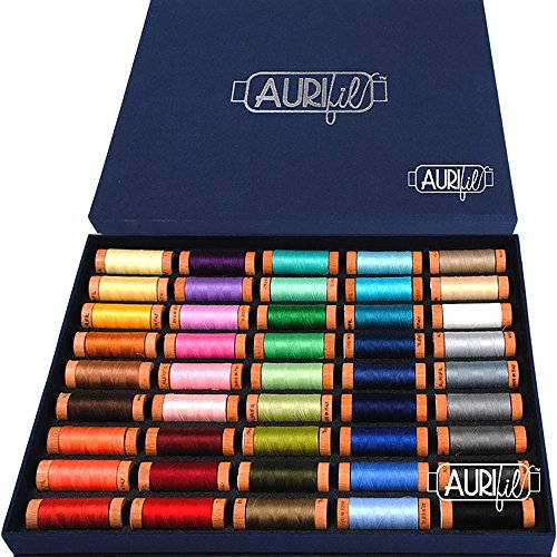 Aurifil- 80wt Cotton Thread Collection 300yd 45/Pkg