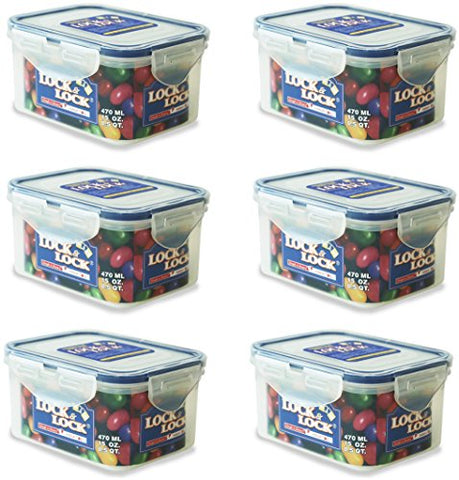 Rect. Short Food Container, 470ml