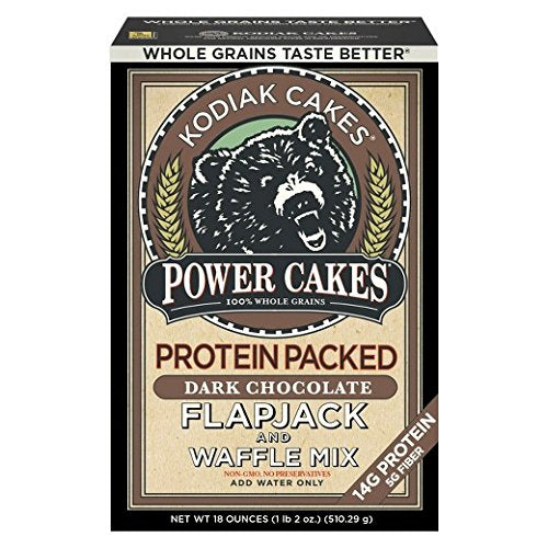 Kodiak Power Cakes Dark Chocolate Flapjack & Waffle Mix , 18 oz