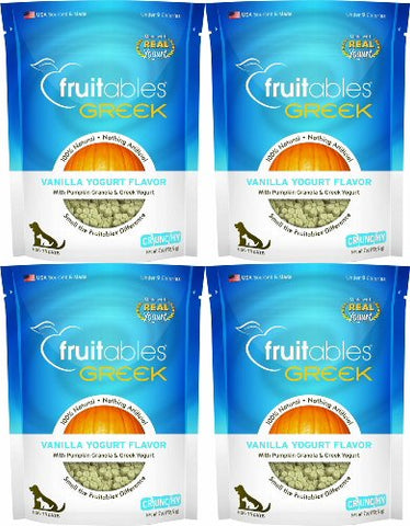 FRUITABLES GREEK BAKED TREATS VANILLA YOGURT 7 OZ