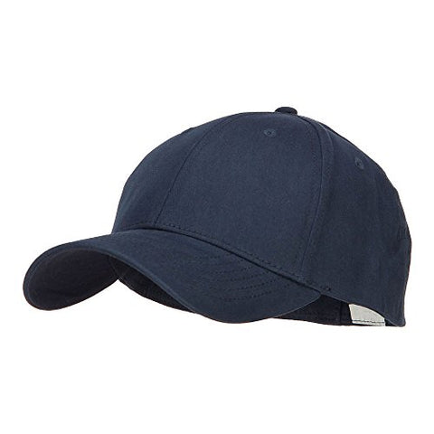 e4Htas, Big Size Stretchable Deluxe Fitted Cap - Navy (2XL-3XL)