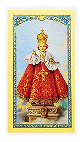 WJ Hirten E24-107 Prayer to The Infant Jesus of Prague Holy Cards
