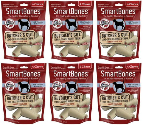 SmartBones, Small Butcher's Cut Mighty Chews - 4 Pack