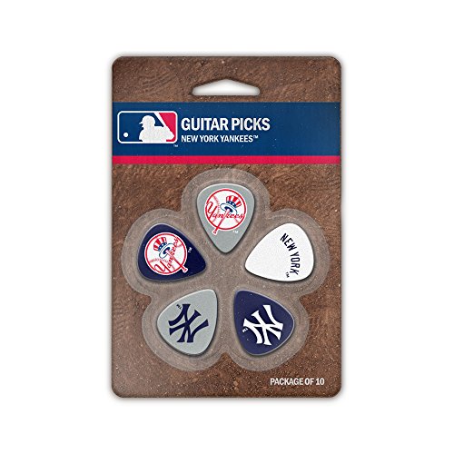 Woodrow MLB Guitar Picks, Pack of 10 - New York Yankees