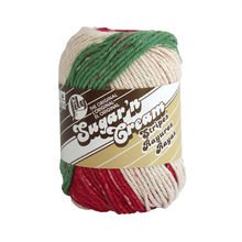 Lily Sugar'n Cream Yarn - Stripes Holiday 95 Yards 2 OZ