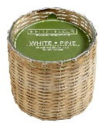 White Pine 2 Wick Handwoven Candle 12oz.