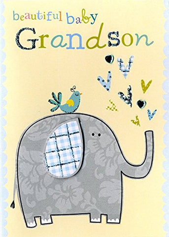 Birth G-Son - Grey Elephant (5” x 7”)