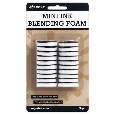 Ranger Mini Ink Blending Replacement Foams 1" Round (includes 20 Foams)