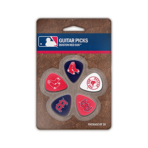 Woodrow MLB Guitar Picks, Pack of 10 - Boston Red Sox