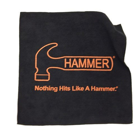 Ebonite International, Hammer Microfiber Towel Black,  Towels