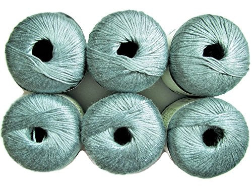 Patons Silk Bamboo Yarn Sea 102 Yards 2.2 OZ