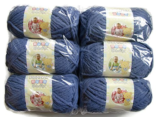 Bernat Baby Blanket Yarn Baby Denim 72 Yards 3.5 OZ