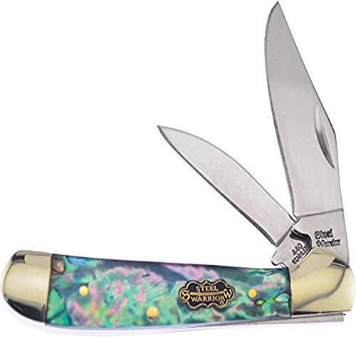 Frost Cutlery Locking Copperhead Abalone