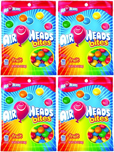 Candy Airheads Bites Fruit 3.8 Oz In Peg Bag