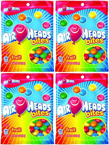 Candy Airheads Bites Fruit 3.8 Oz In Peg Bag