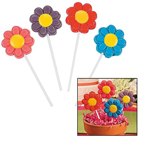 Bright Flowers Frosted Pops - 12 pcs