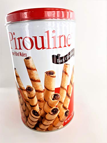 De Beukelaer Crème de Pirouline Dark Chocolate Tin, 14 oz