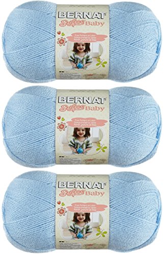 Bernat Softee Baby Yarn - Solid Pale Blue 362 Yards 5 OZ (not in pricelist)