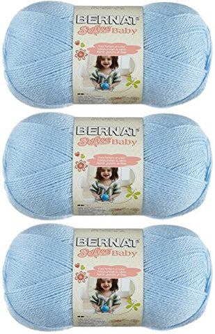 Bernat Softee Baby Yarn - Solid Pale Blue 362 Yards 5 OZ (not in pricelist)
