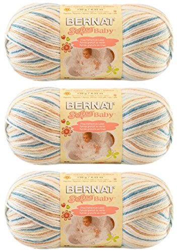 Bernat Softee Baby Yarn - Ombre Little Boy Blue 310 Yards 4.25 OZ