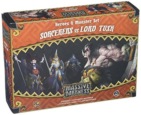 CMON, Board Games, Massive Darkness: Sorcerers vs Lord Tusk