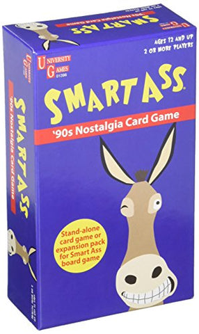 University Games Smart Ass 90’s Nostalgia Card Game