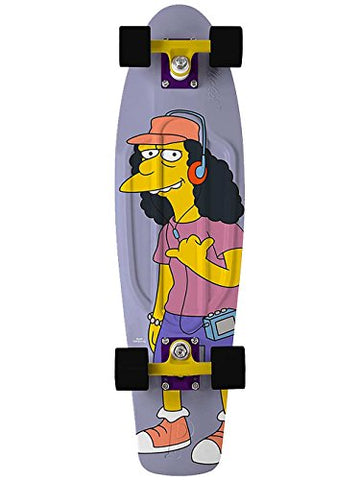 Penny 27" Nickel Comp Simpsons Otto Purple, 27.0Lx7.5"W