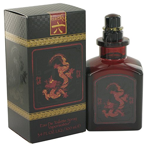 Liz Claiborne Lucky Number 6 Cologne, For Men, 3.4 oz Eau De Toilette Spray
