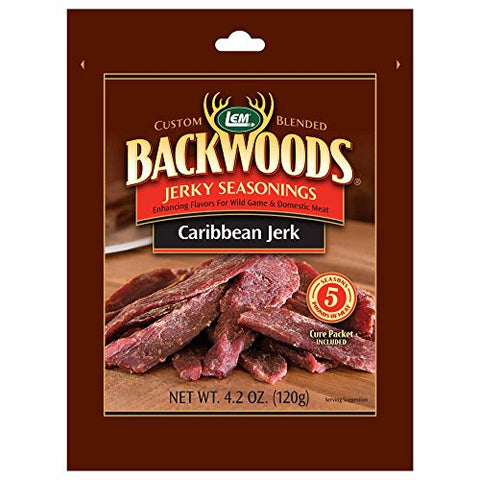 Backwoods Caribbean Jerk Jerky Seasoning for 5 Lbs, 4.2oz