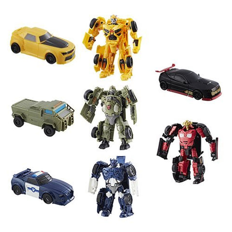 Transformers The Last Knight Allspark Tech BUMBLEBEE, AUTOBOT HOUND, BARRICADE, AUTOBOT DRIFT Figures Wave 1 SET