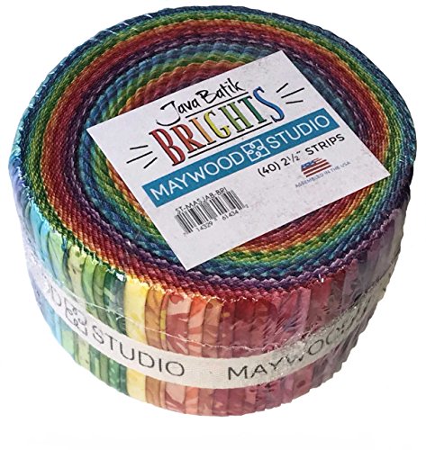 Maywood Studio 2-1/2in Strips Java Batik 40pcs