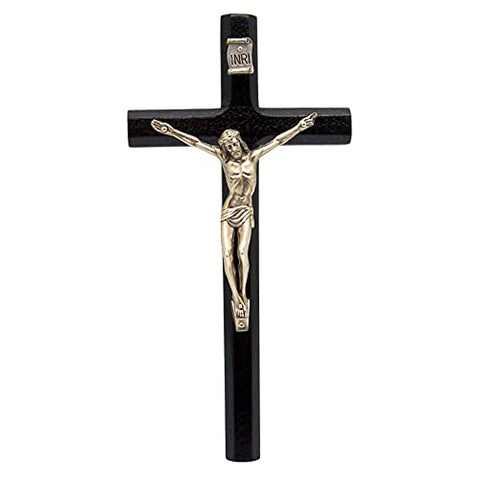 10" Black Crucifix, Bagged