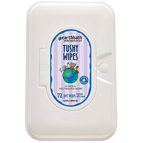 Earthwhile Endeavors Earthbath Tushy Wipes Rosemary & Chamomile,  72 Wipes