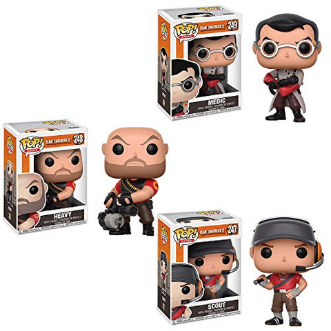 POP Games: Team Fortress 2- Heavy, POP Games: Team Fortress 2- Scout and POP Games: Team Fortress 2- Medic