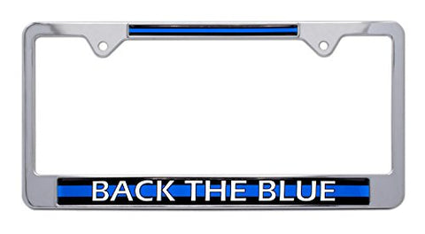 Back the Blue License Plate Frame