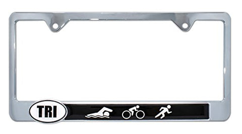 Triathlon License Plate Frame