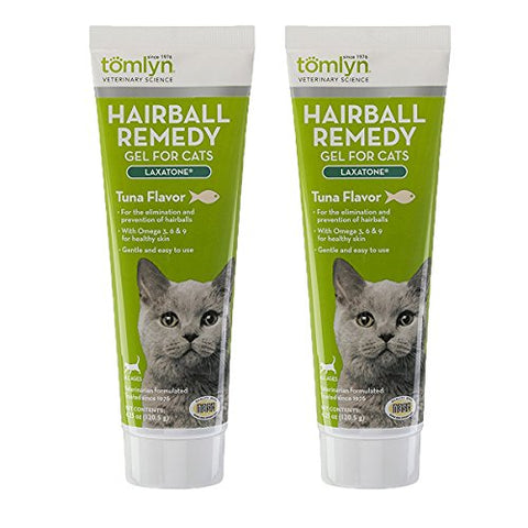 Durvet - Vetoquinol - Hairball Remedy Gel for Cats (Laxatone), Tuna, 4.25 oz