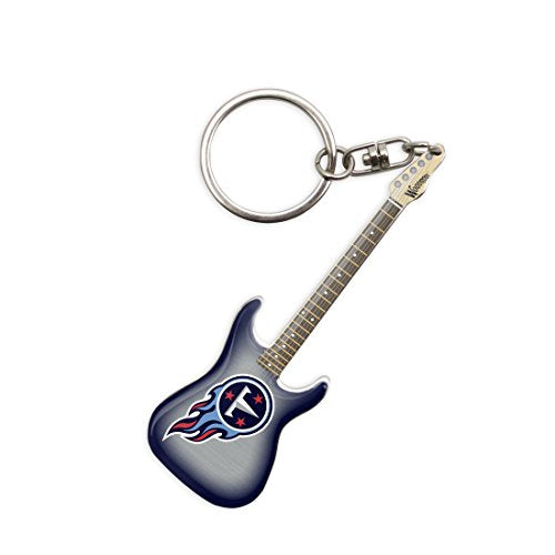 Woodrow NFL Electric Guitar Shaped Keychain - Tennessee Titans