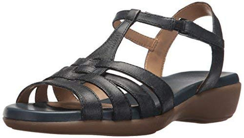 Women's Nanci Denim Blue Leather, 8.5 W US