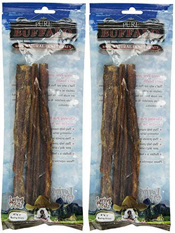 PUREBUFFALO Bully Stick 9in 4pk