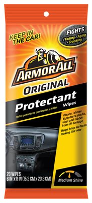 Armor All Protectant Flat Pack Wipes 24 Counts