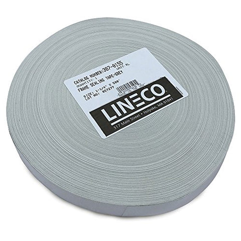 Frame Sealing Tape, Foil Back, Self Adhesive, Gray, 1.25" X 500'