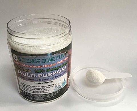 Science Gone Fun Diaper Polymer 1 lb. Jar